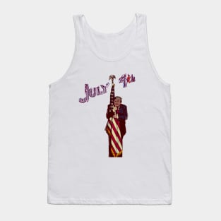 Trump July 4th independence day Tank Top